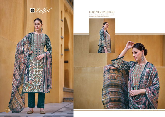 Saima By Zulfat Daily Wear Printed Cotton Dress Material Wholesalers In Delhi
